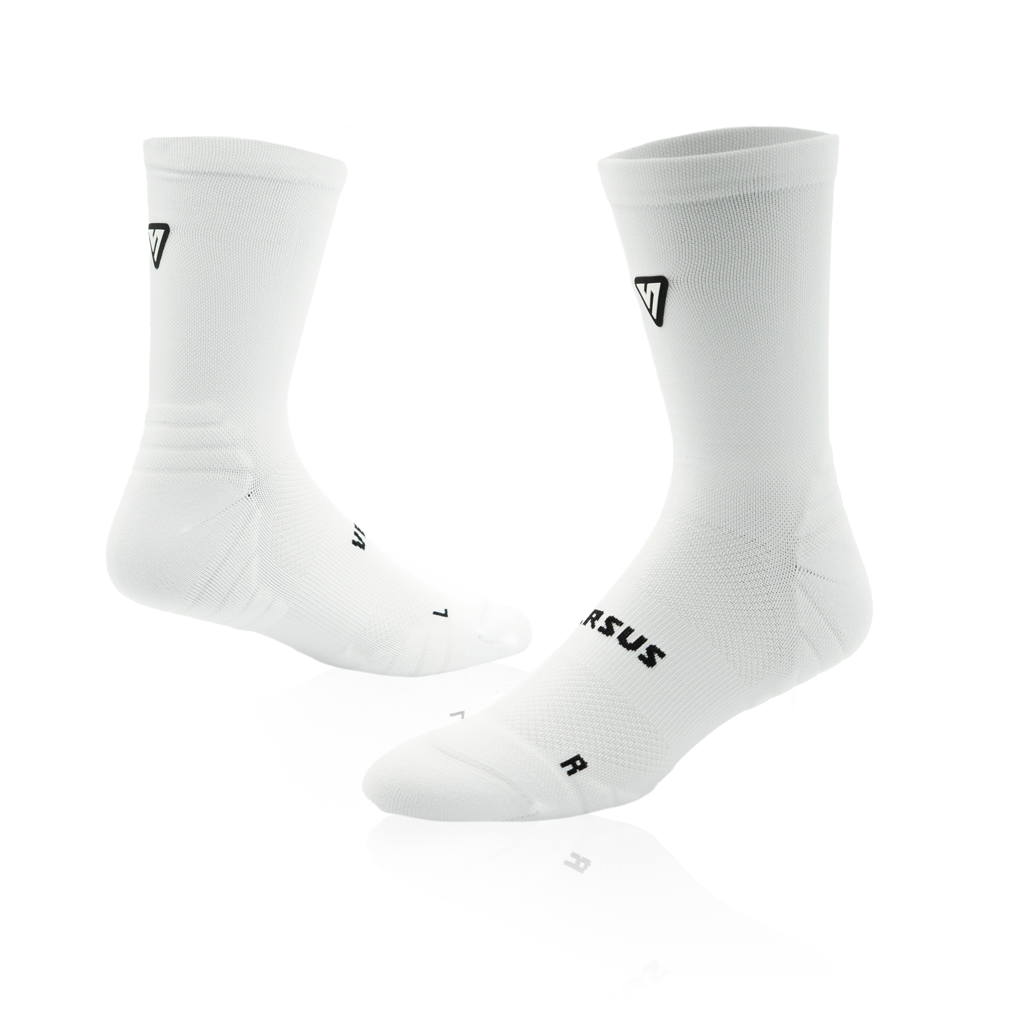Classic White Active Crew Tab Socks