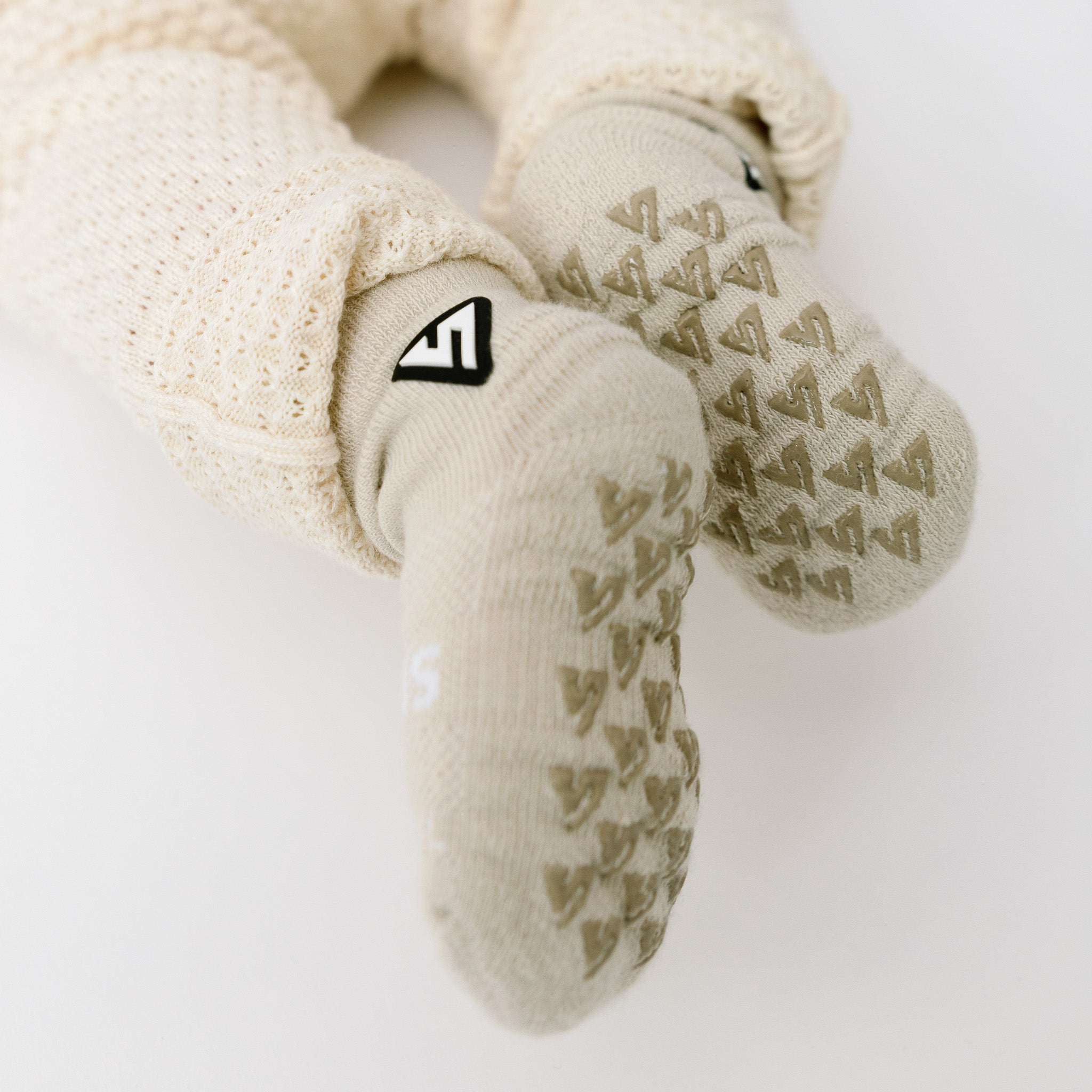Beige Anti-Slip Baby Socks