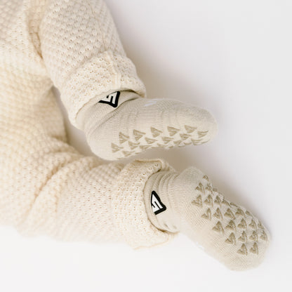 Beige Anti-Slip Baby Socks