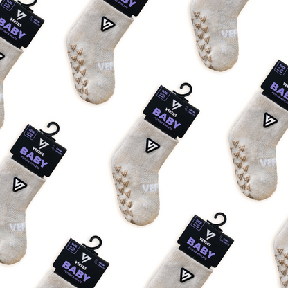 Beige Anti-Slip Baby Socks