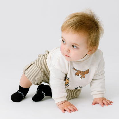 Black Anti-Slip Baby Socks