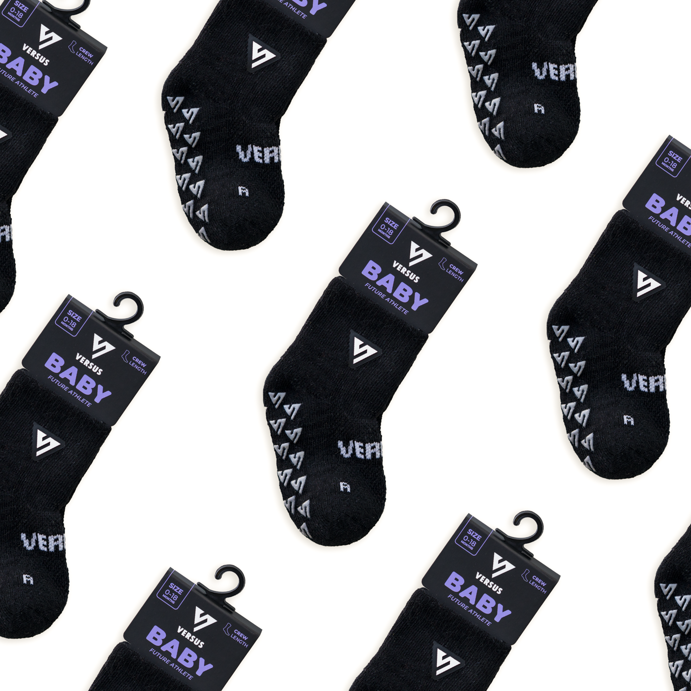 Black Anti-Slip Baby Socks