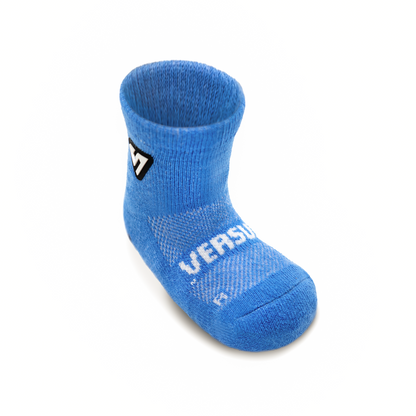 Pastel Blue Anti-Slip Baby Socks