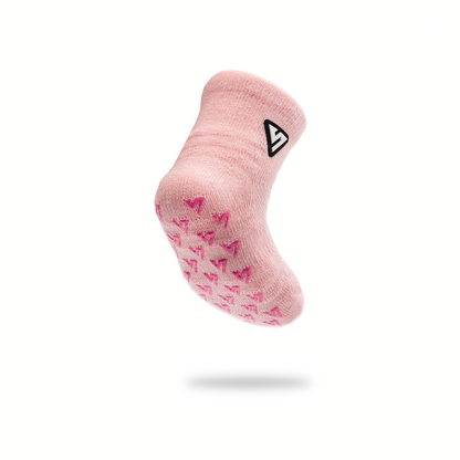 Pastel Pink Anti-Slip Baby Socks