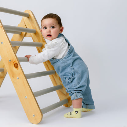 Pastel Yellow Anti-Slip Baby Socks