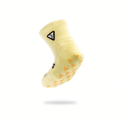 Pastel Yellow Anti-Slip Baby Socks