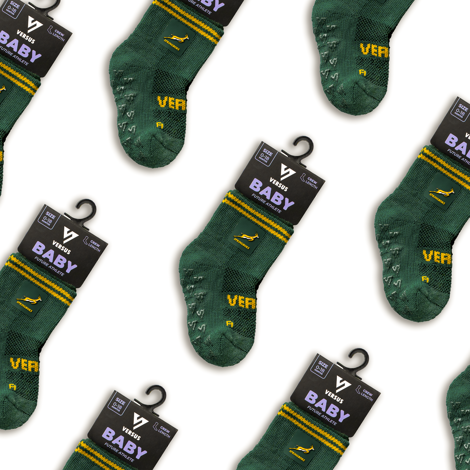 Springboks Anti-Slip Baby Socks