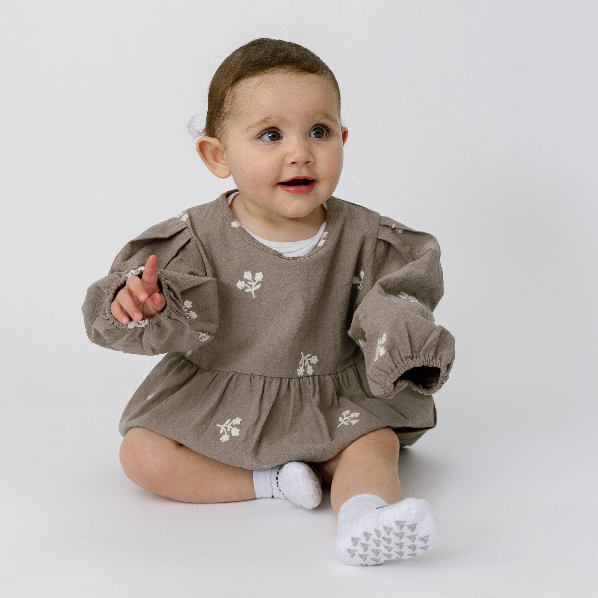White Anti-Slip Baby Socks