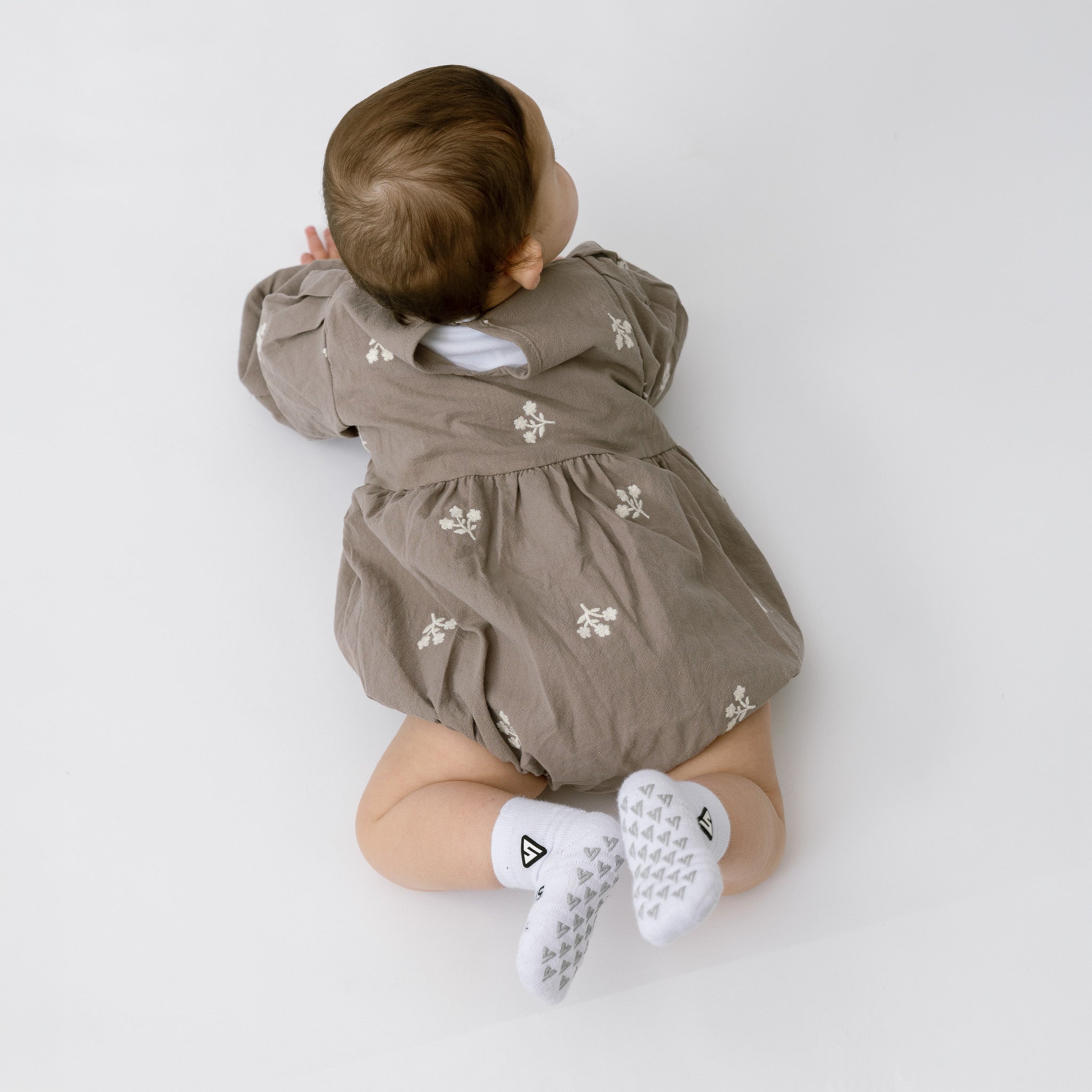 White Anti-Slip Baby Socks