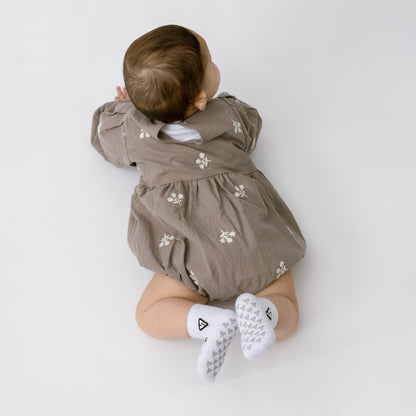 White Anti-Slip Baby Socks