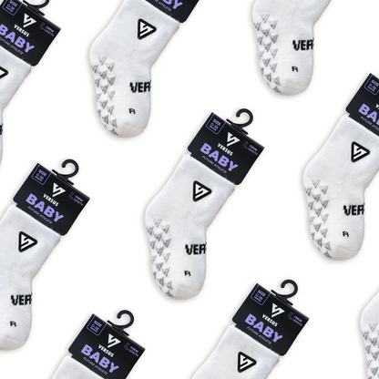 White Anti-Slip Baby Socks