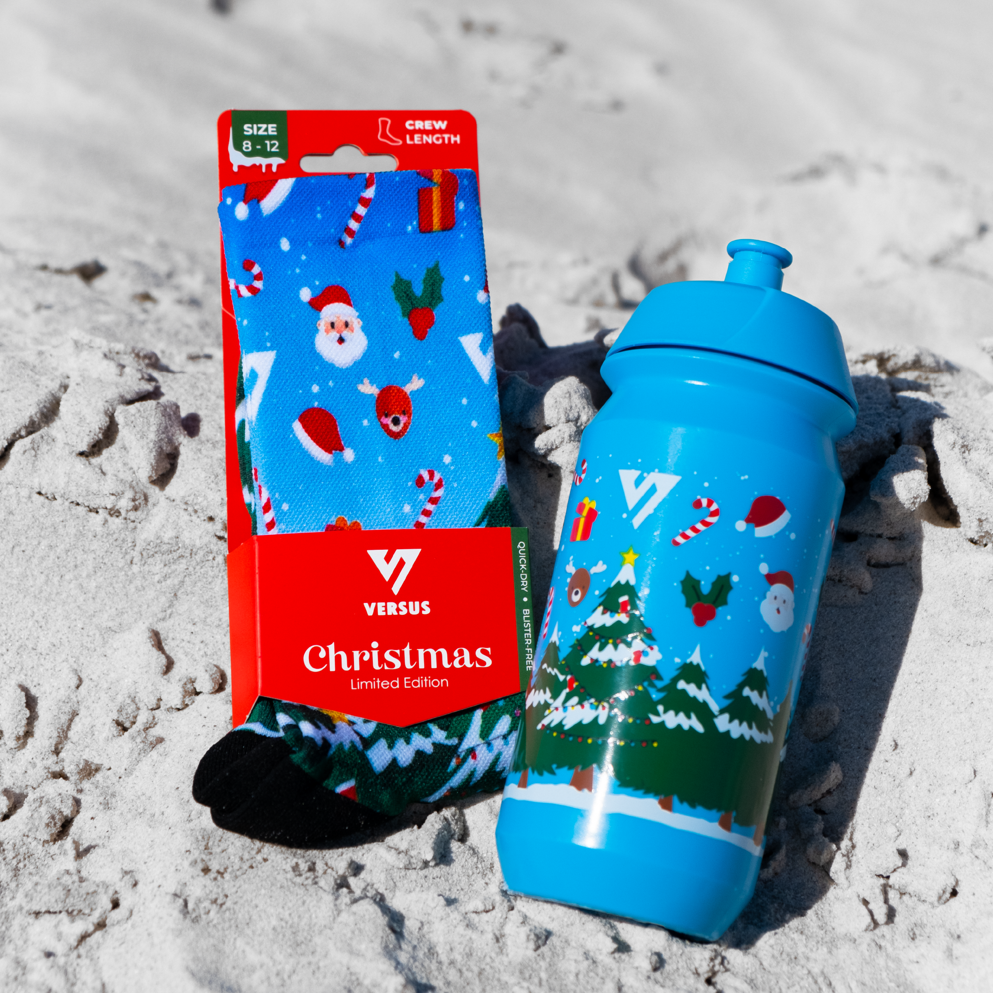 Christmas Socks Bottle Combo