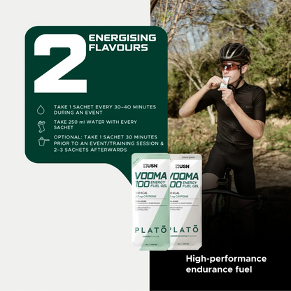 USN Vooma 100 Energy Fuel Gel Plato Coffee