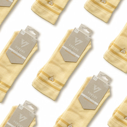 Yellow Sunbeam Lifestyle Crew Socks Bundle (4 Pack)
