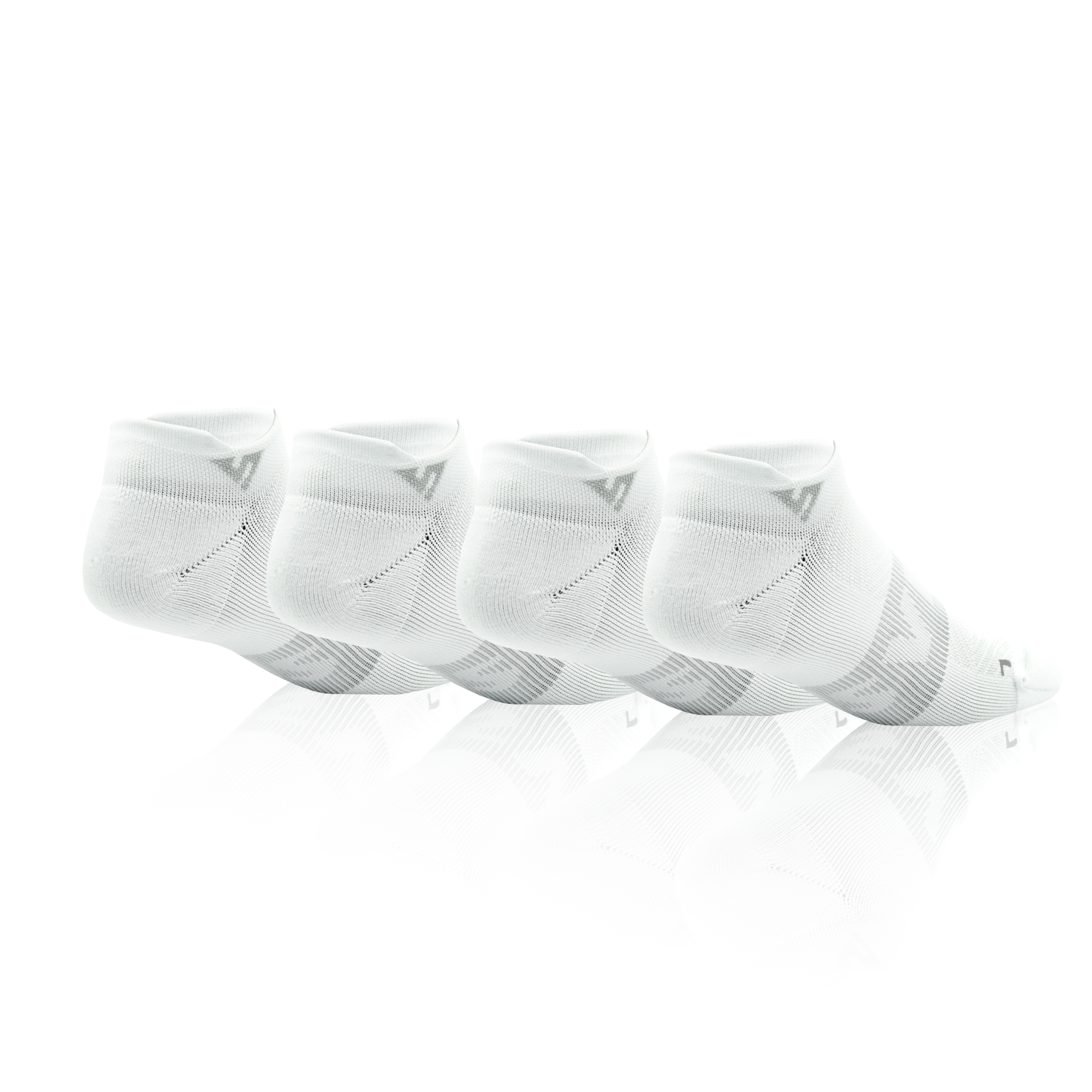Withe Socks White Velocity Trainer Socks Bundle (4 Pack) – Versus Socks