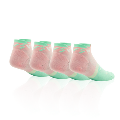 Pink Blossom Running Ankle Socks Bundle (4 Pack)