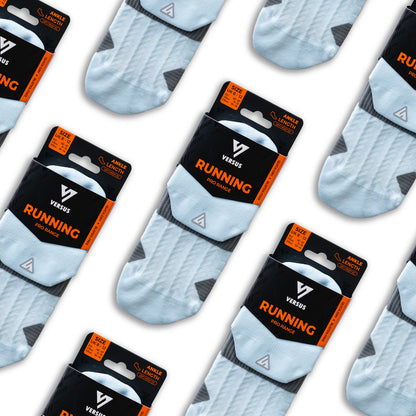 Breeze Blue Running Ankle Socks Bundle (4 Pack)