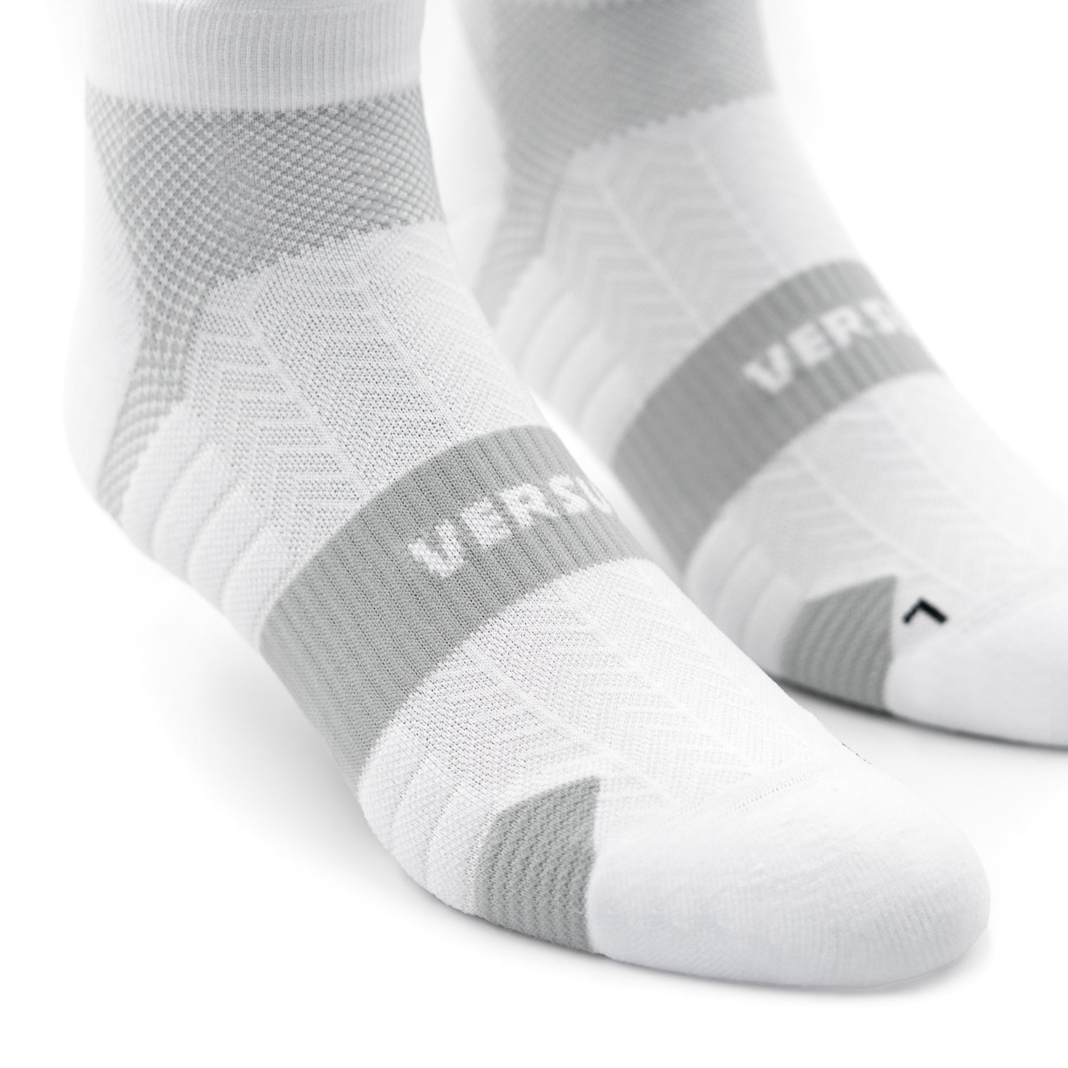 Cloud White Running Ankle Socks Bundle (4 Pack)