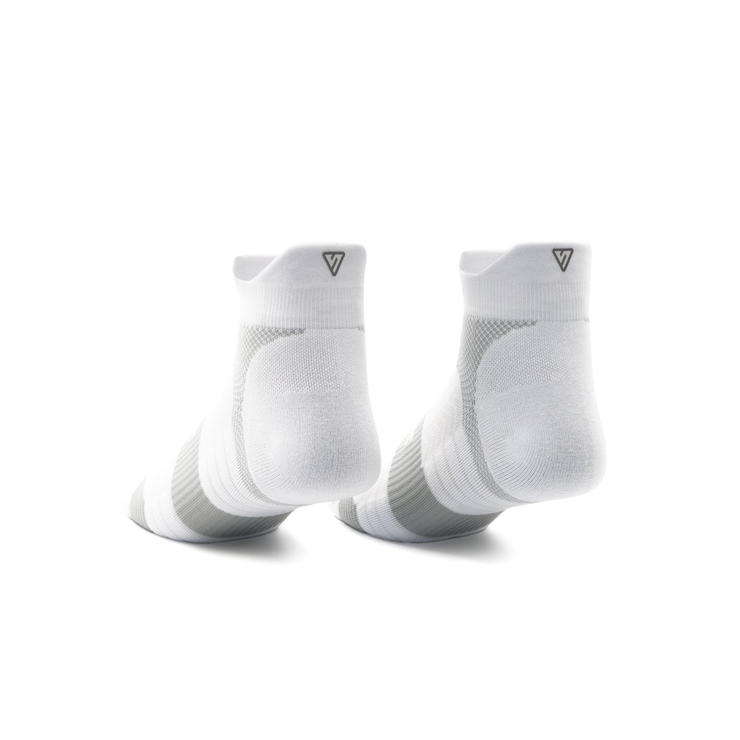 Cloud White Running Ankle Socks Bundle (4 Pack)