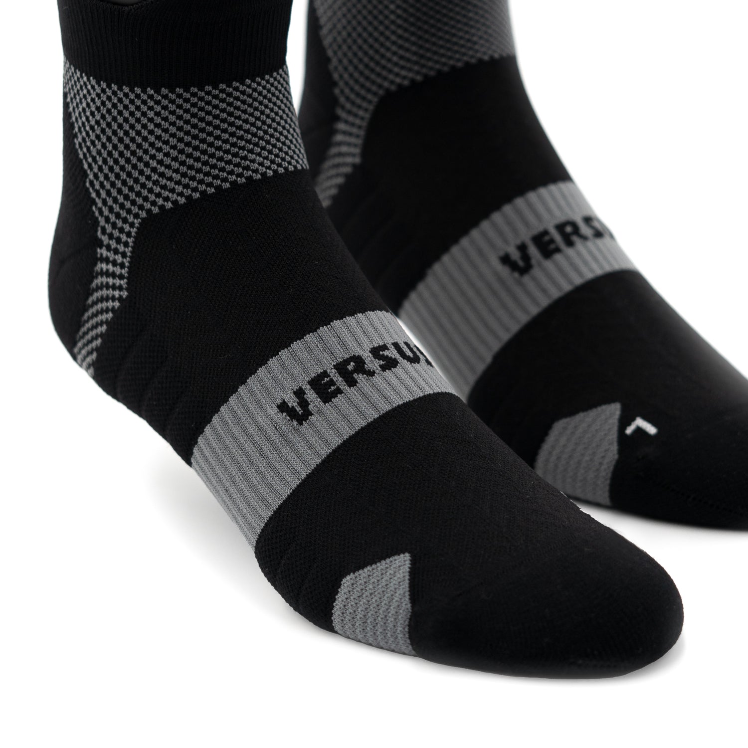 Midnight Black Running Ankle Socks Bundle (4 Pack)