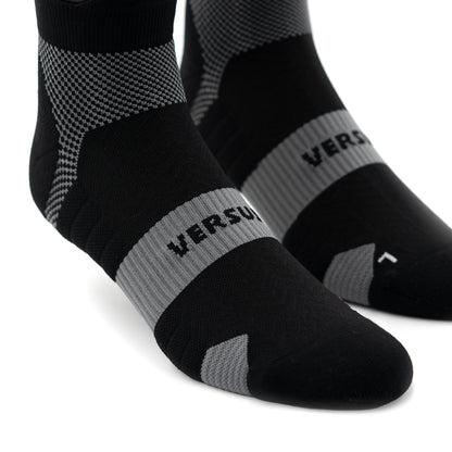 Midnight Black Running Ankle Socks Bundle (4 Pack)