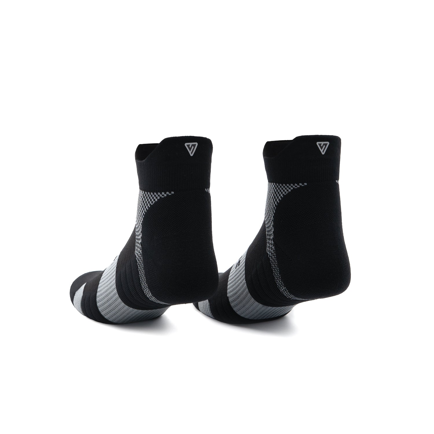 Midnight Black Running Ankle Socks Bundle (4 Pack)