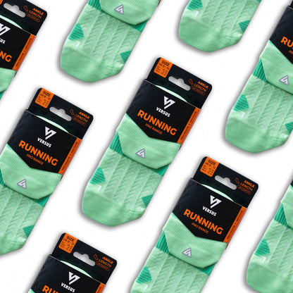 Mint Leaf Running Ankle Socks Bundle (4 Pack)