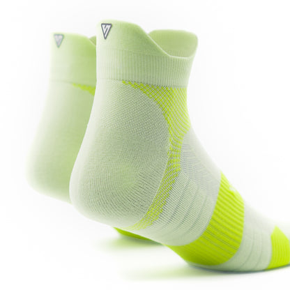 Sunny Lime Running Ankle Socks Bundle (4 Pack)