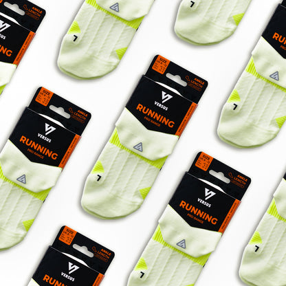 Sunny Lime Running Ankle Socks Bundle (4 Pack)