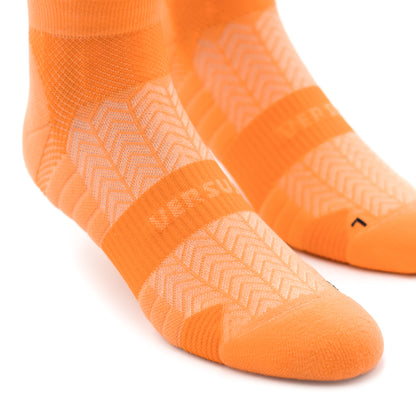 Tangerine Glow Running Ankle Socks Bundle (4 Pack)