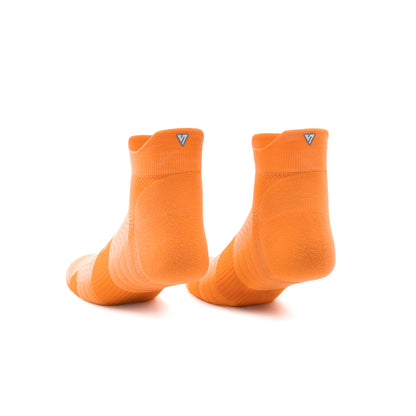 Tangerine Glow Running Ankle Socks Bundle (4 Pack)