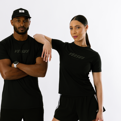 Versus Black Team Collection Running Shirt Womens 2.0