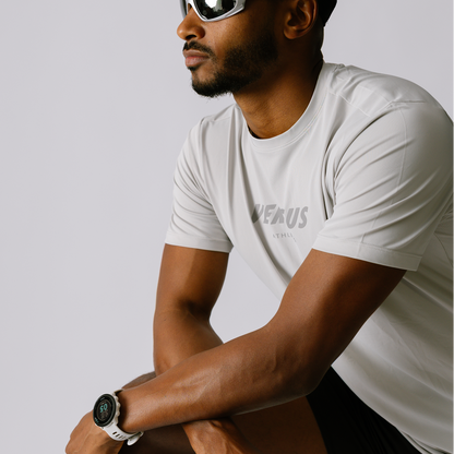 Versus Vapour Grey Team Collection Running Shirt Mens 2.0