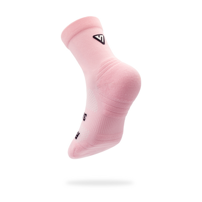 Marshmallow Pink Toddler Active Crew Tab Socks