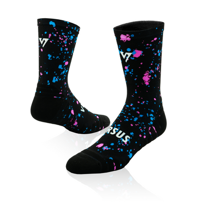 Duo Splatter Active Crew Socks