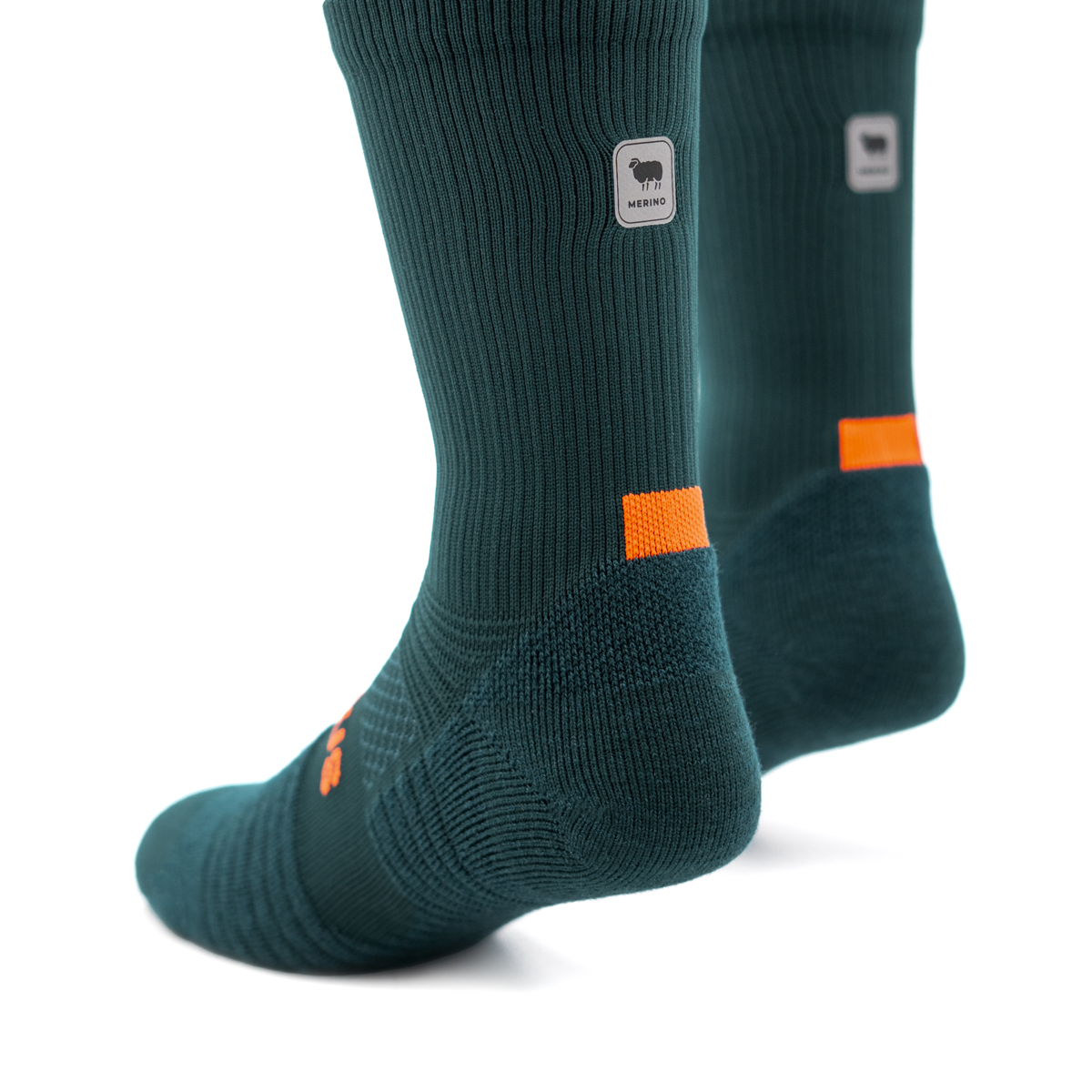 Forest Teal Merino Winter Socks