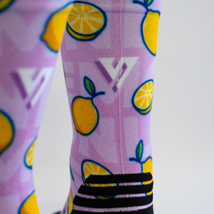 Lemon Active Crew Socks