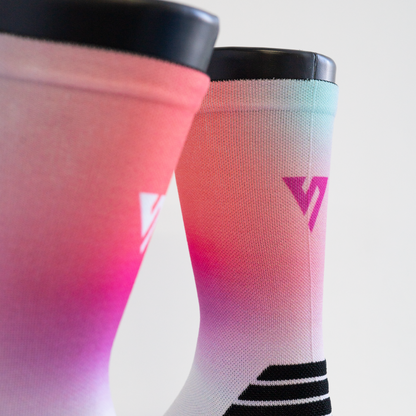 Pink Haze Active Crew Socks