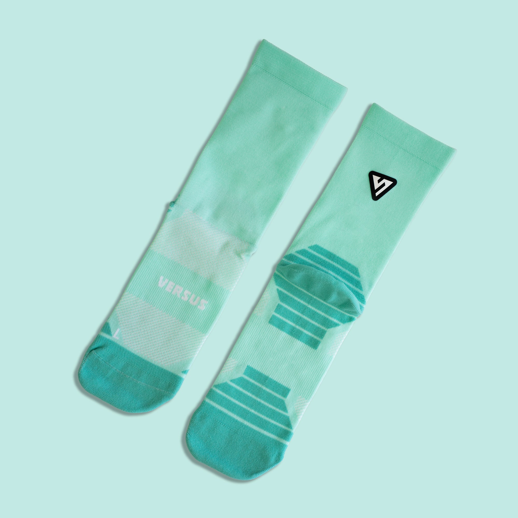 Classic Mint Active Crew Tab Socks