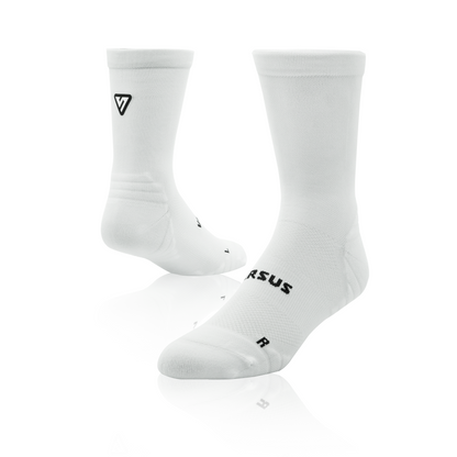 Classic White Active Crew Tab Socks