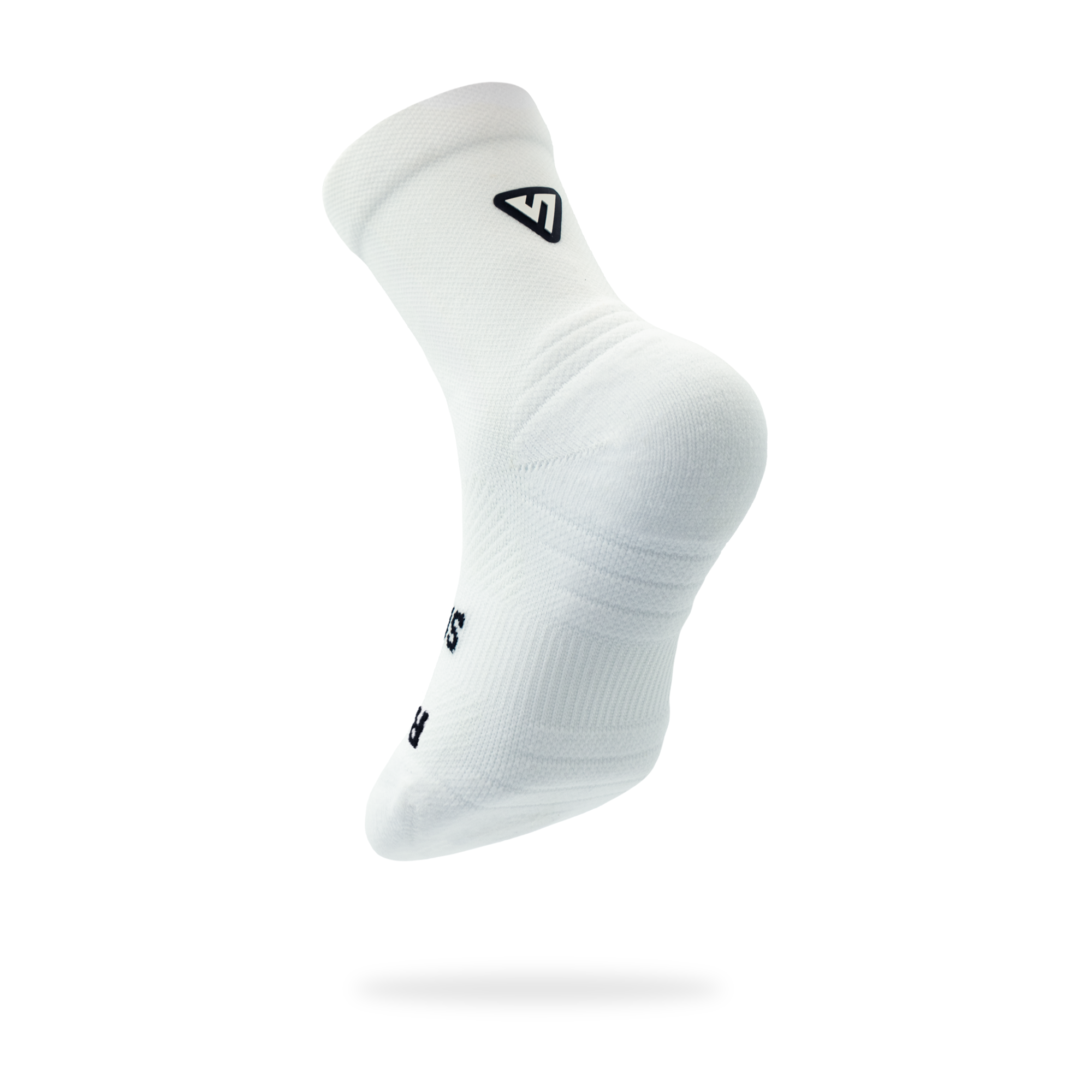 Classic White Toddler Active Crew Tab Socks