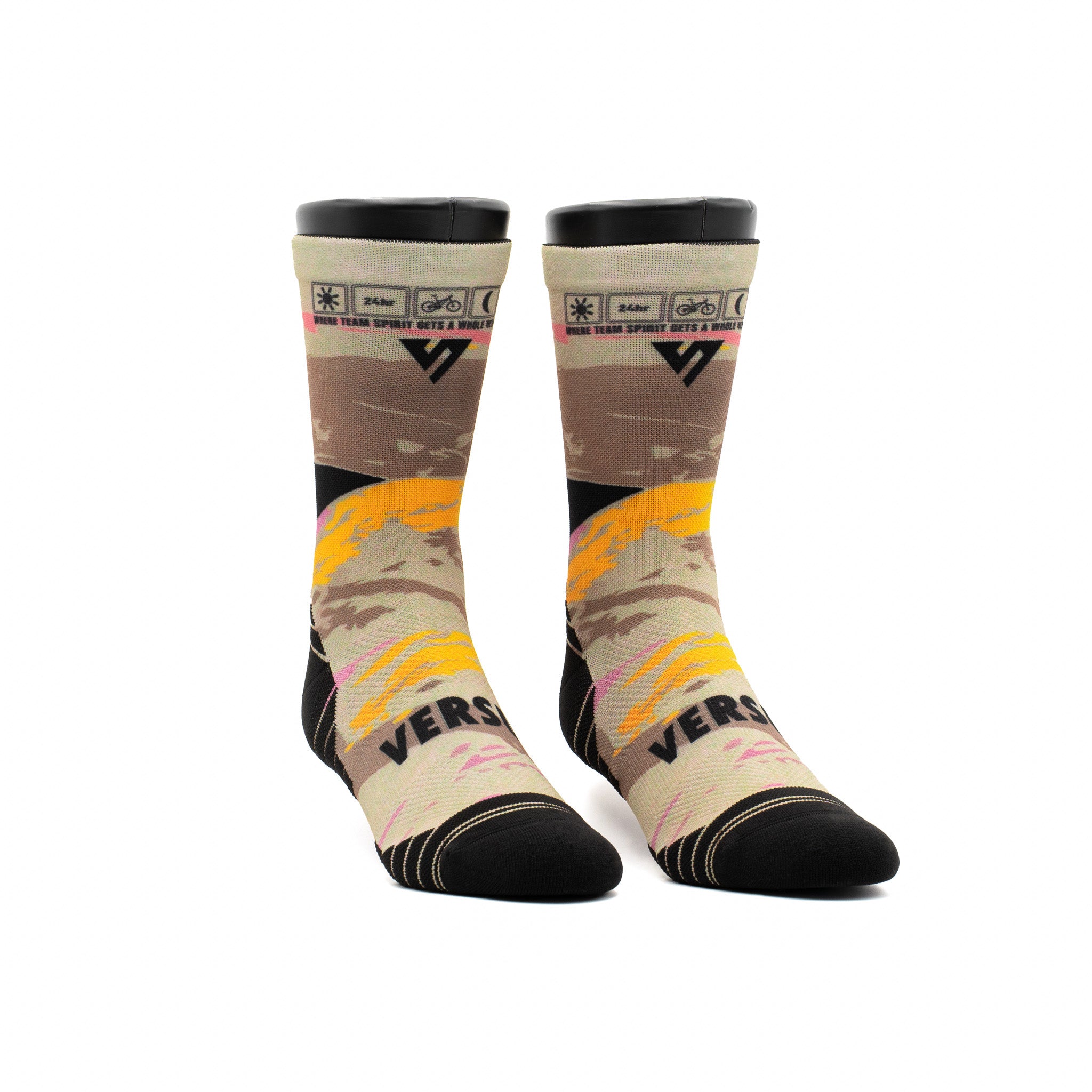 Trans Baviaans 2025 Khaki Active Crew Socks