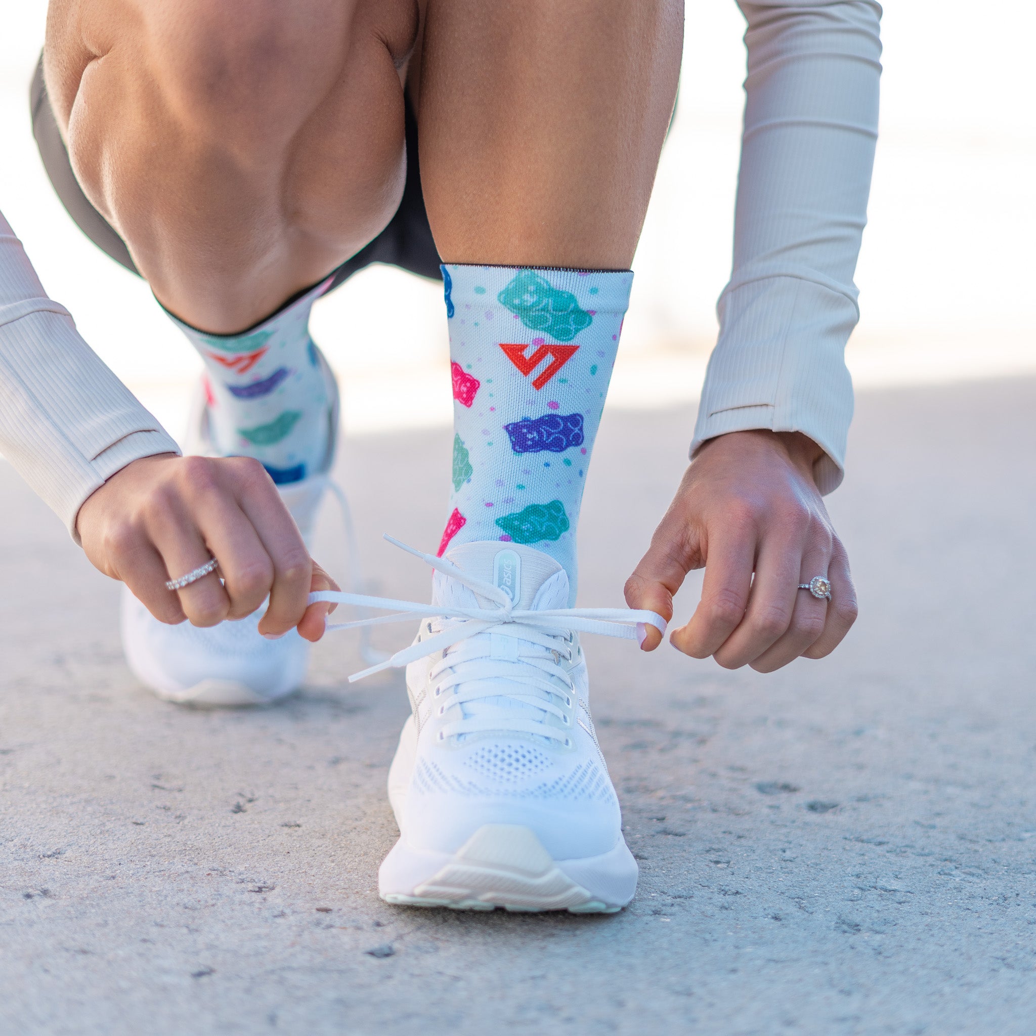 Gummy Bear Active Crew Socks