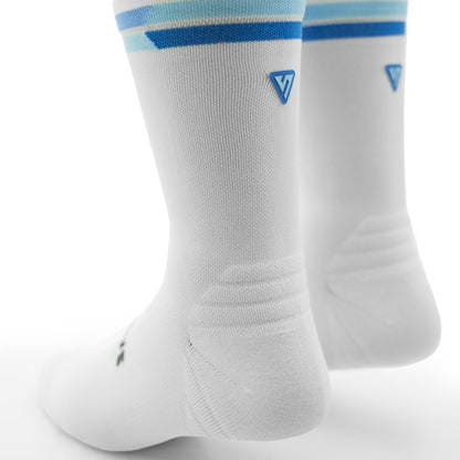 Blue Flux Limited Edition Active Crew Tab Socks