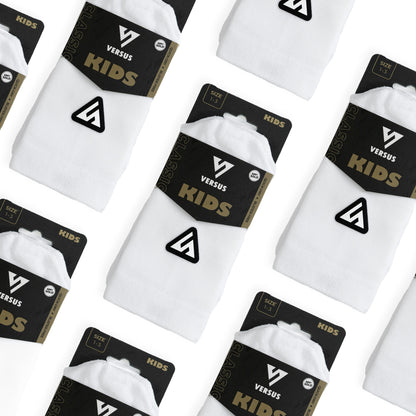 Classic White KIDS Active Crew Tab Socks