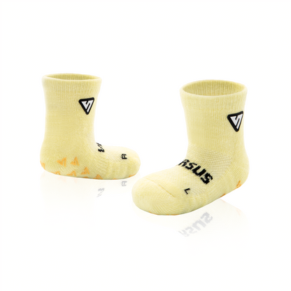 Pastel Yellow Anti-Slip Baby Socks