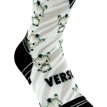 Cute Zebra KIDS Active Crew Socks