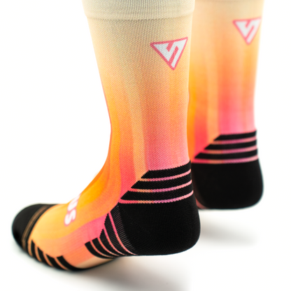 Sunset Sorbet Active Crew Socks