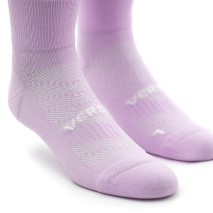 Purple Running Quarter Socks