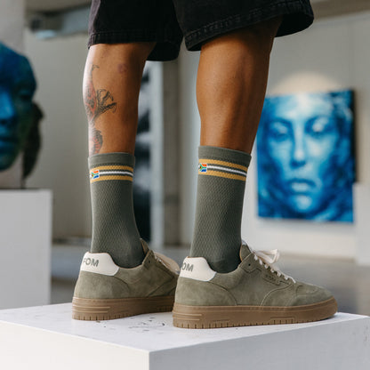 SA Supporter Lifestyle Crew Socks